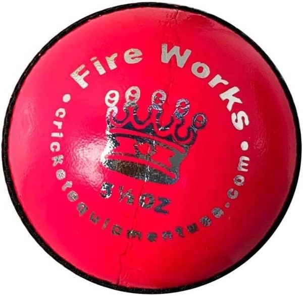 CE Cricket Balls White Red Pink T20 ODI Cricket Matches Tournaments Practice - Image 8