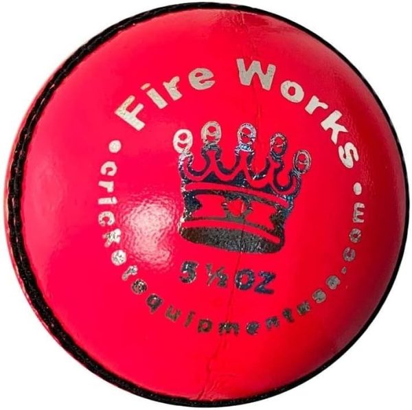 CE Cricket Balls White Red Pink T20 ODI Cricket Matches Tournaments Practice - Image 9