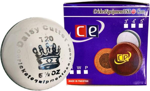 CE Cricket Balls White Red Pink T20 ODI Cricket Matches Tournaments Practice - Image 29