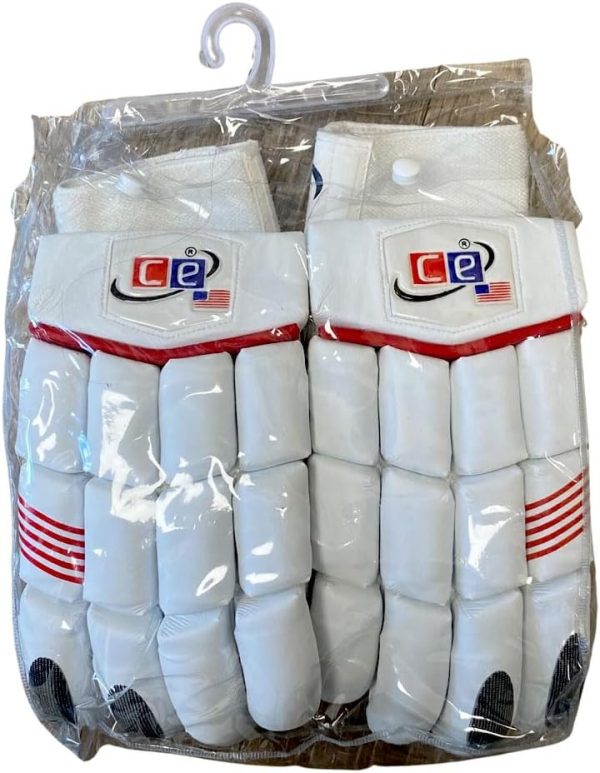 Cricket Batting Pads Legguards Ambidextrous & Gloves Right Handed Left Handed Mens Size - Image 25